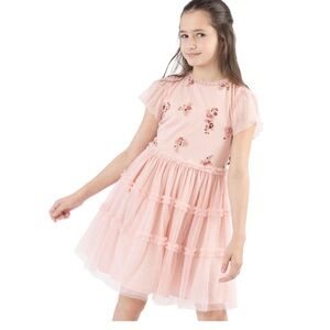 Rare Editions Pink Floral Kids Dress